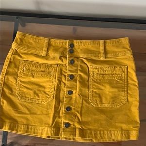 Free people corduroy mini skirt